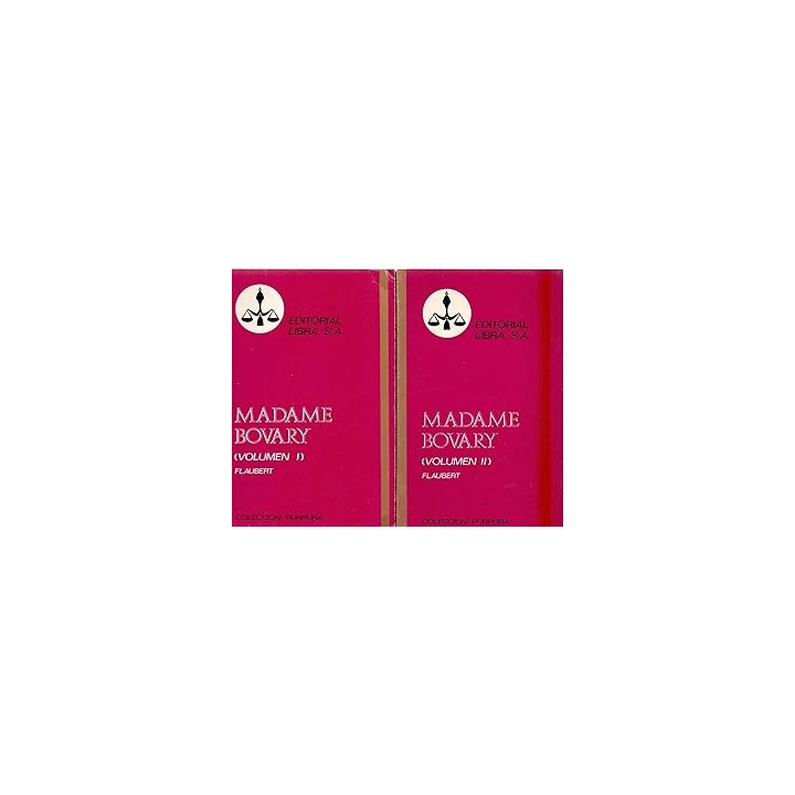 MADAME BOVARY. (DOS VOLUMENES, OBRA COMPLETA).